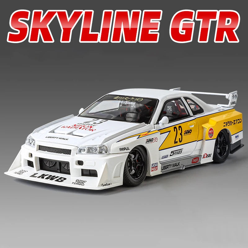 skyline GTR R 34 a collectionné échelle 1/24 son et lumière