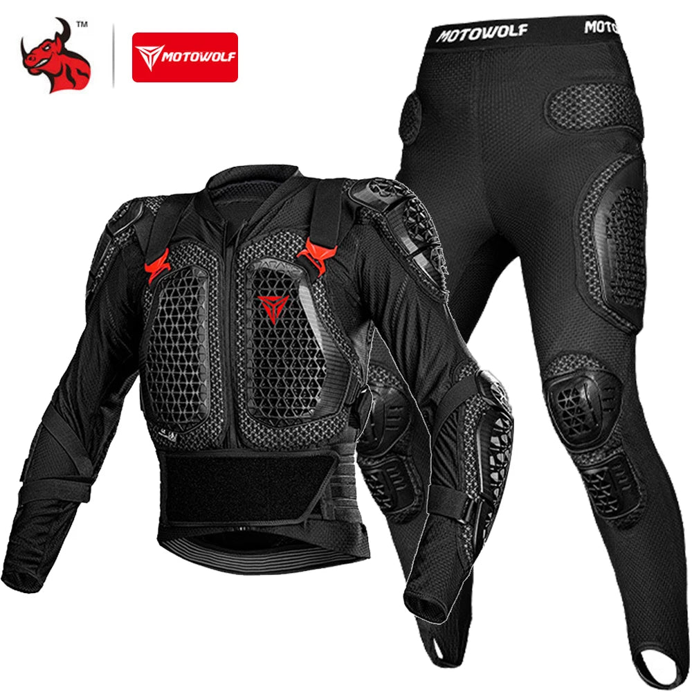 veste et pantalon de protection moto sport/cross hommes/femmes