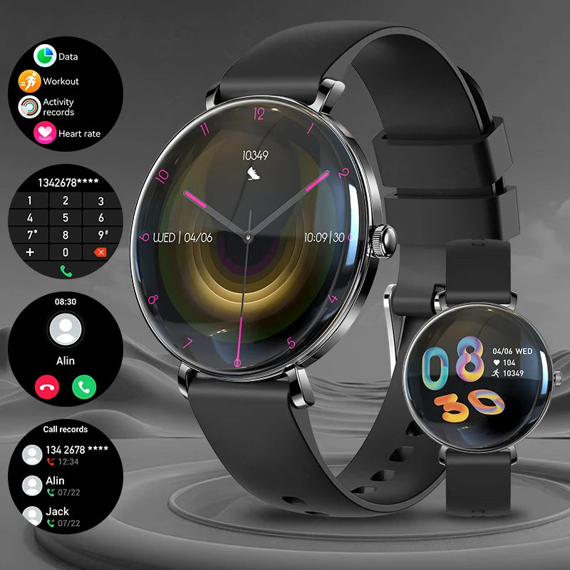 LIGE nouvelle montre intelligente femmes 1.43 "AMOLED ecran HD