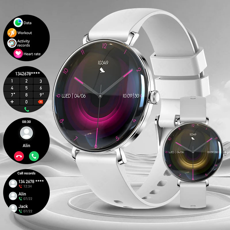 LIGE nouvelle montre intelligente femmes 1.43 "AMOLED ecran HD