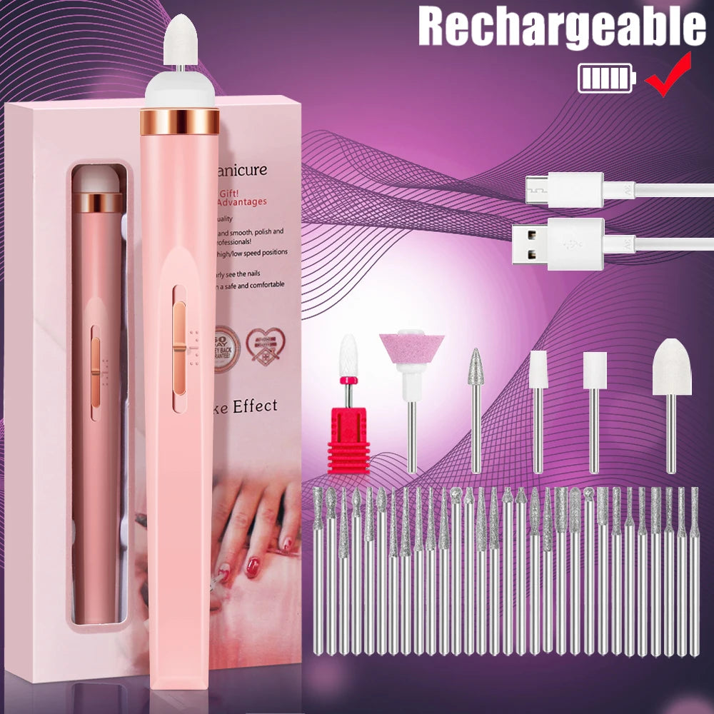 Ponceuse à ongles électrique rechargeable