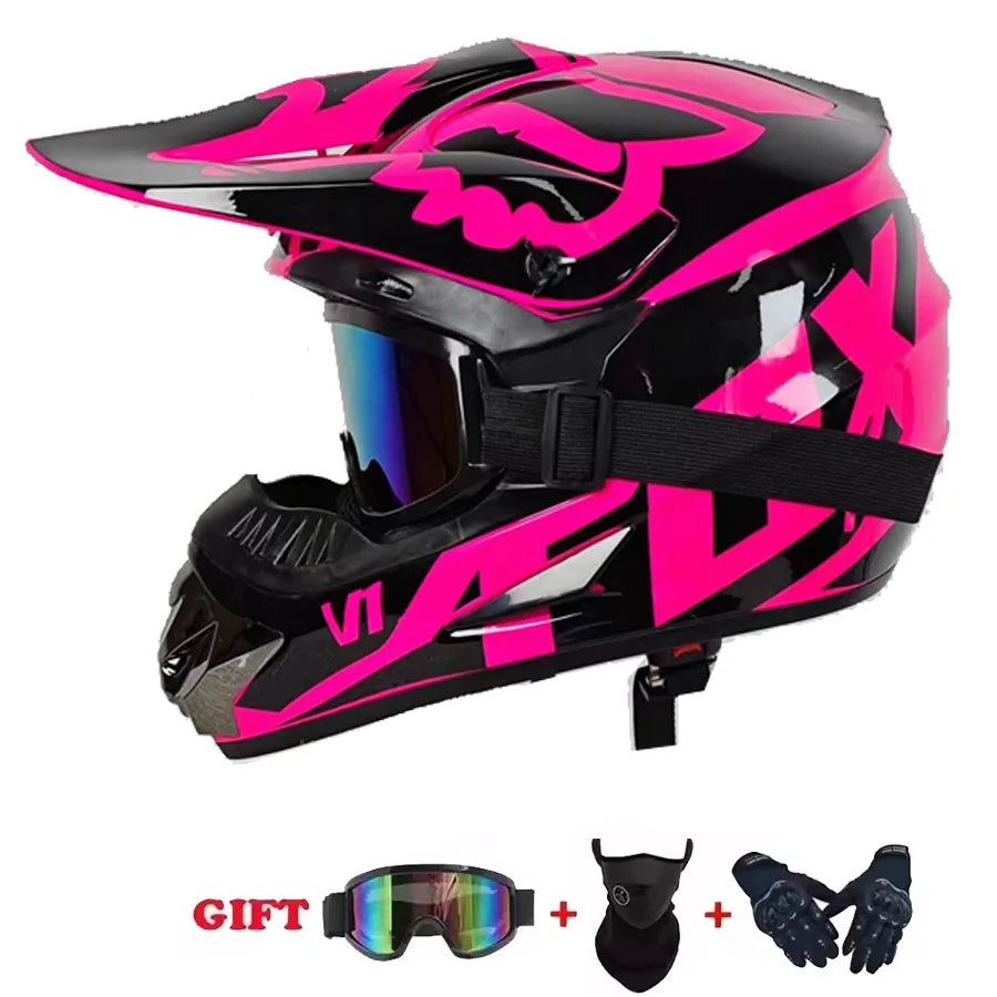 casque moto cross/enduro enfant et femme