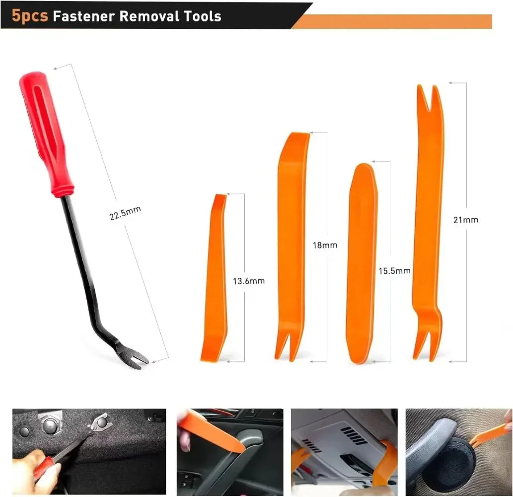 Kit de clips de fixation de voiture avec ou sans outillages