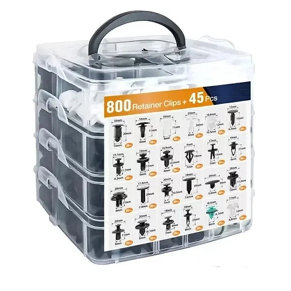 Kit de clips de fixation de voiture avec ou sans outillages