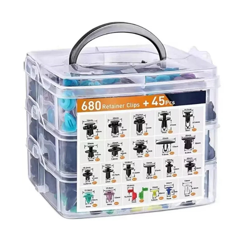 Kit de clips de fixation de voiture avec ou sans outillages