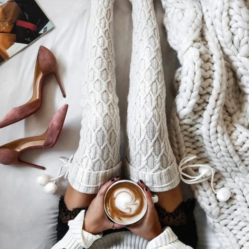 Chaussettes Chaudes en Laine pour Femmes - Épaisses et Confortables Hiver