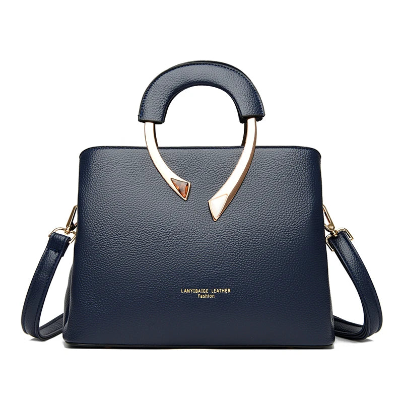 Sacs à main de luxe femmes en simili cuir souple