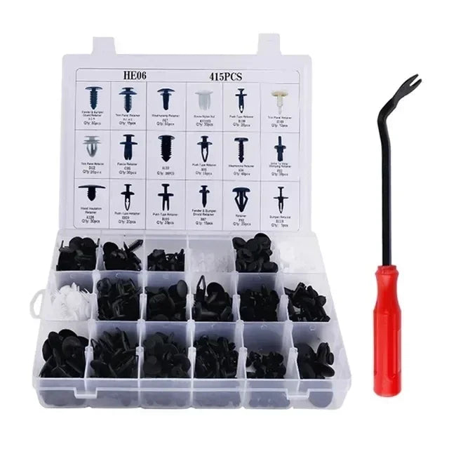 Kit de clips de fixation de voiture avec ou sans outillages