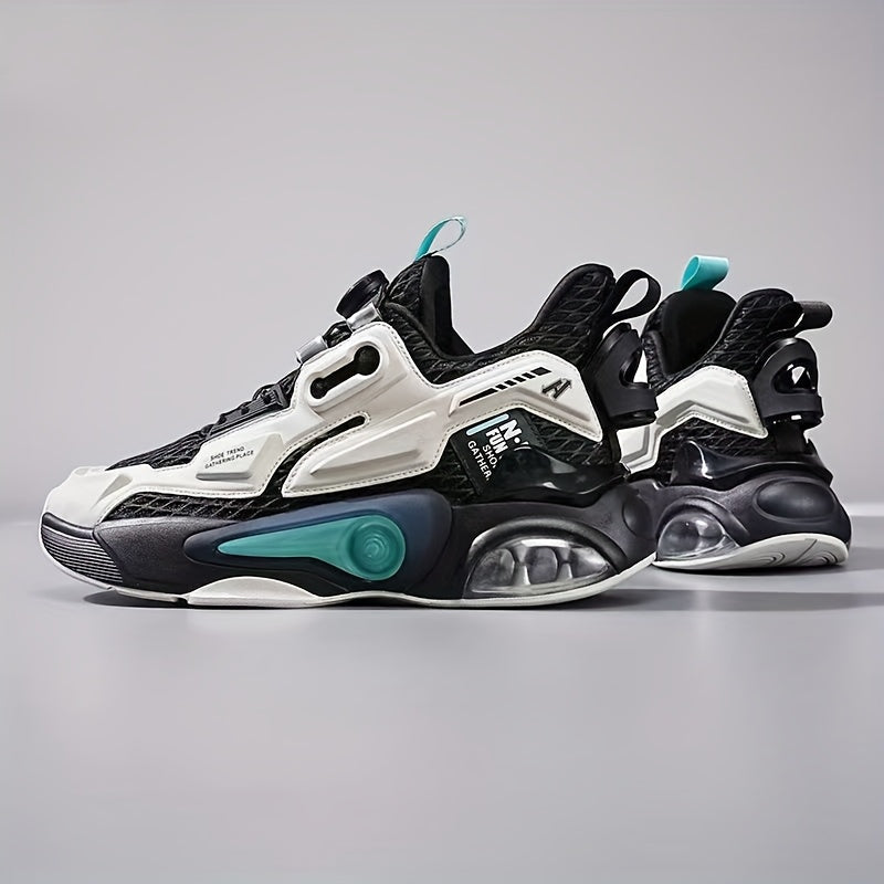 Baskets Homme Running Air Pad - Chaussures Sport Mi-Montantes Respirantes