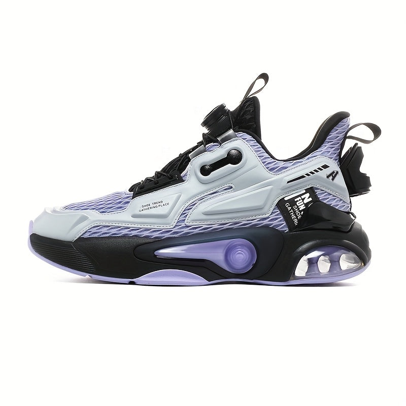 Baskets Homme Running Air Pad - Chaussures Sport Mi-Montantes Respirantes