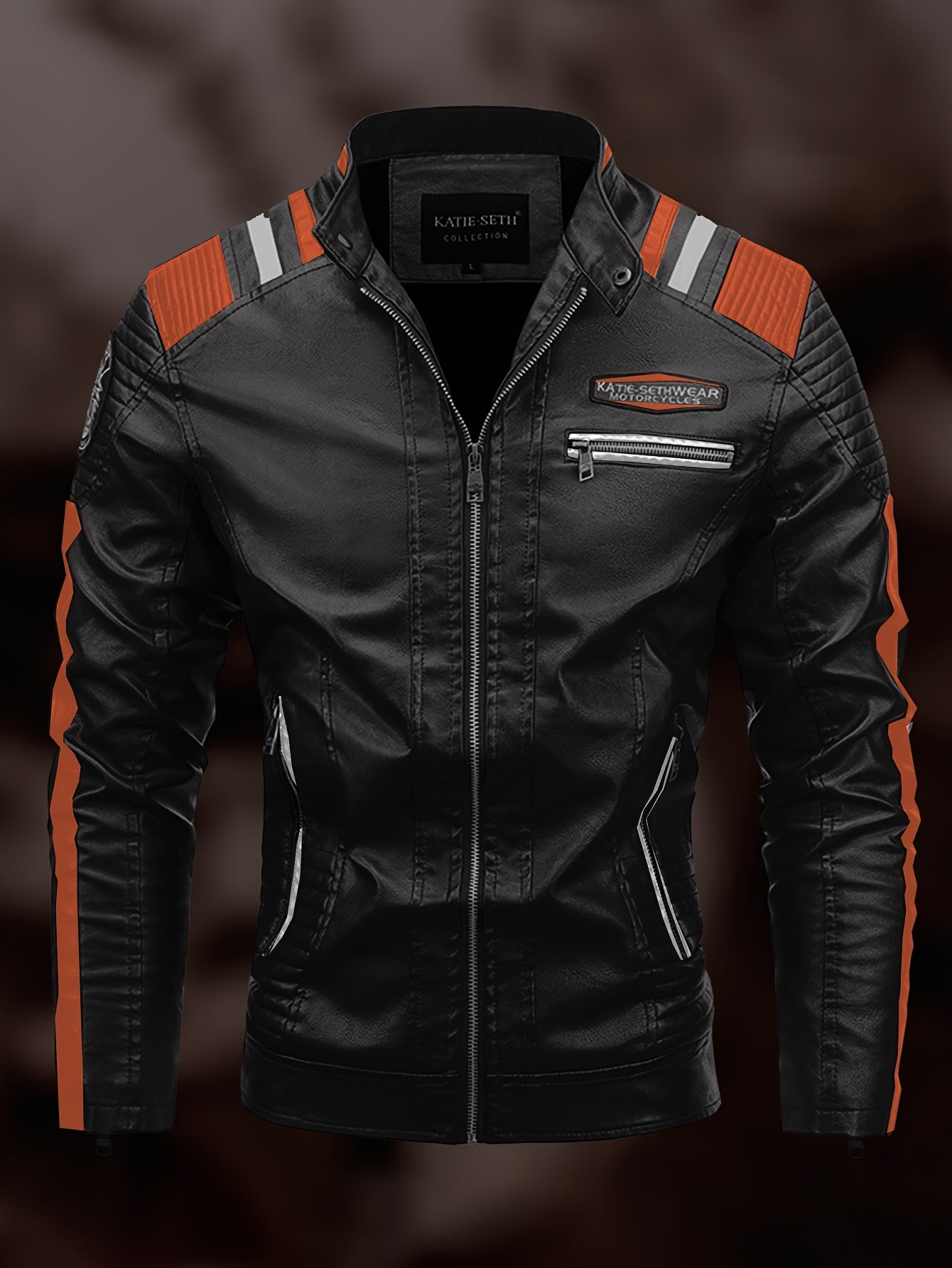 Veste Homme Doublée Style Biker - Manteau Chaud Tendance Hiver