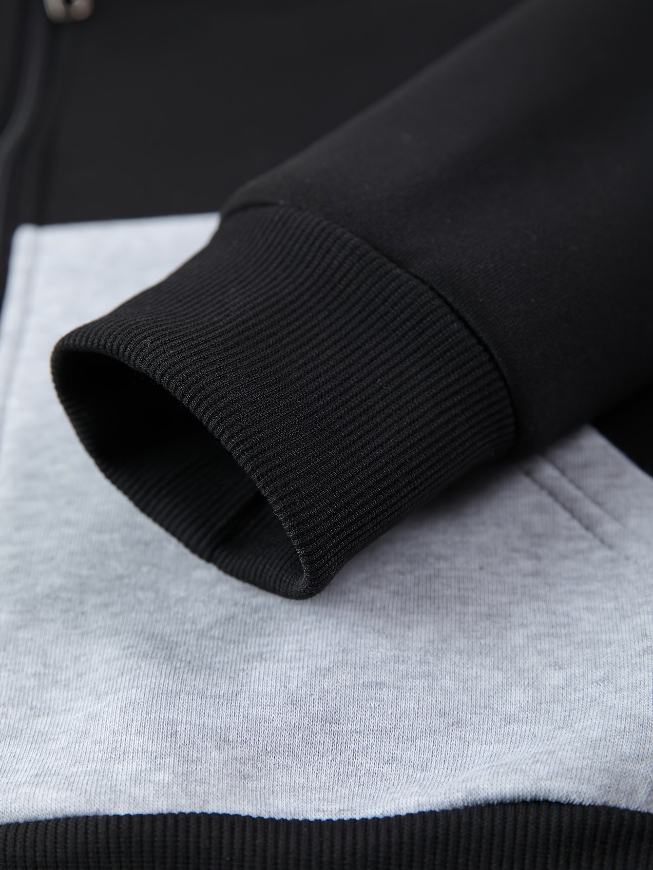 Ensemble Homme Sportswear 2 Pièces - Veste Zippée à Capuche & Pantalon Jogging Color-Block