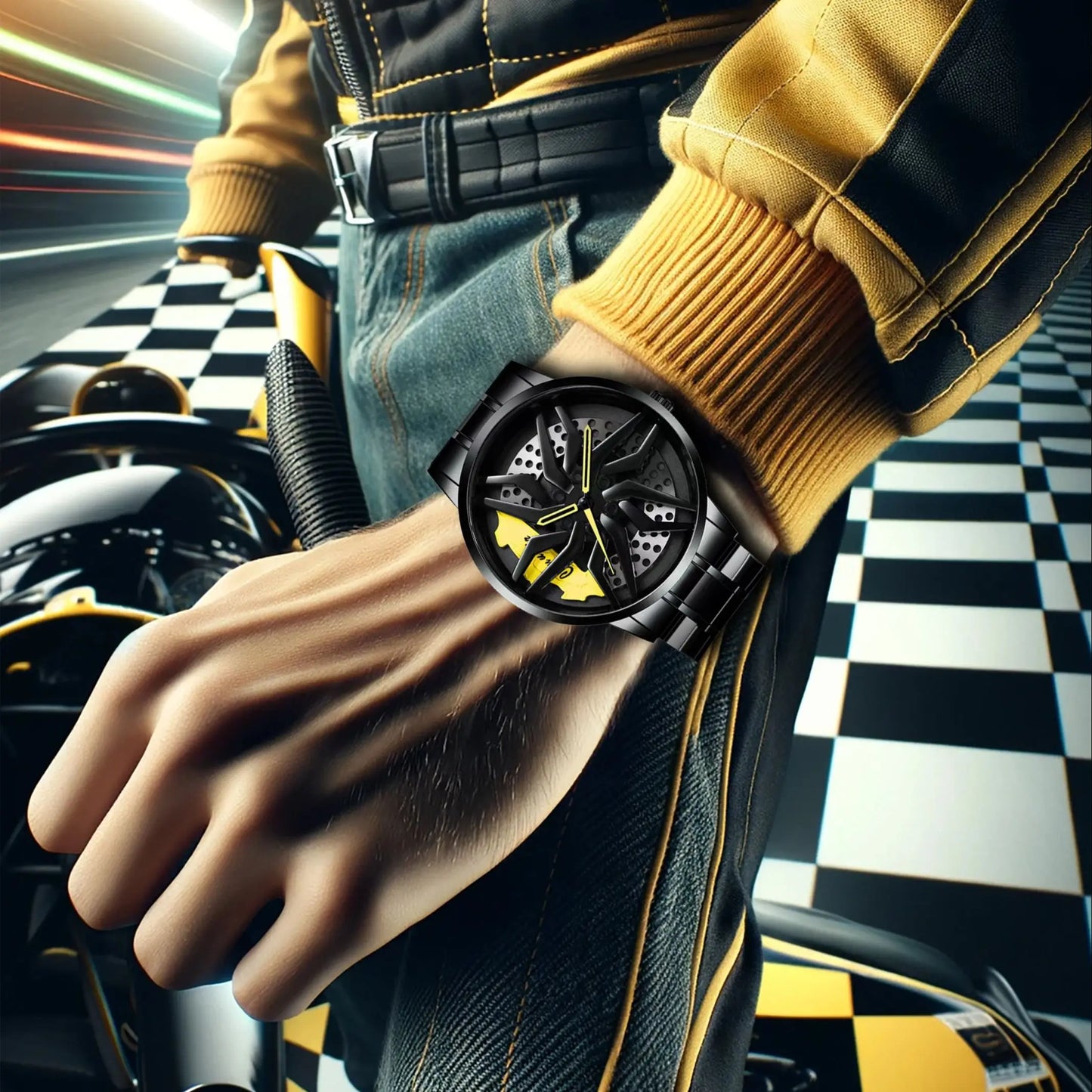 Montre Homme Sport Automobile Lumineuse - Style Business Haut de Gamme