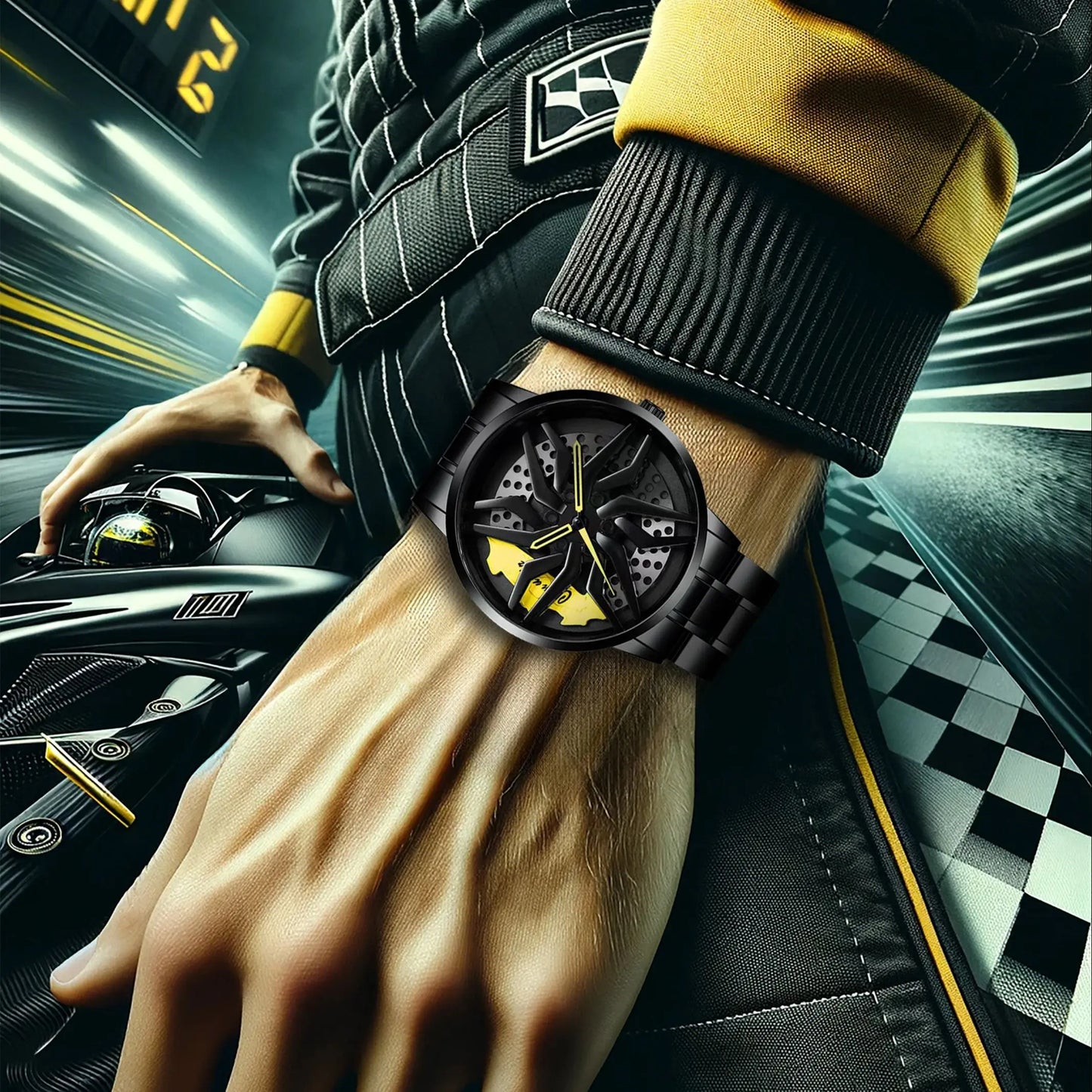 Montre Homme Sport Automobile Lumineuse - Style Business Haut de Gamme