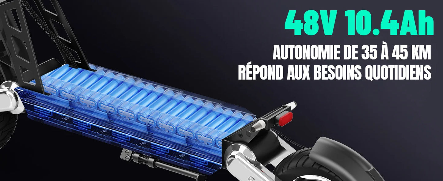 G2 Trottinette Electrique Adulte , 45 KM/H max puissance  de 500 a 1000watts