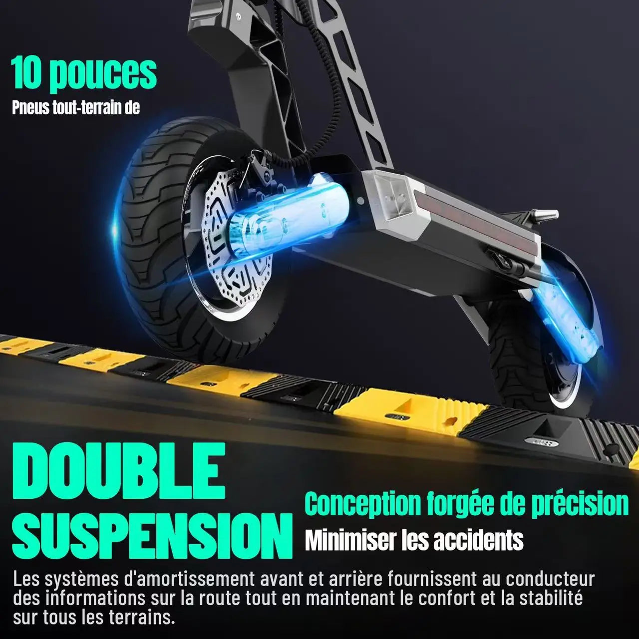 G2 Trottinette Electrique Adulte , 45 KM/H max puissance  de 500 a 1000watts