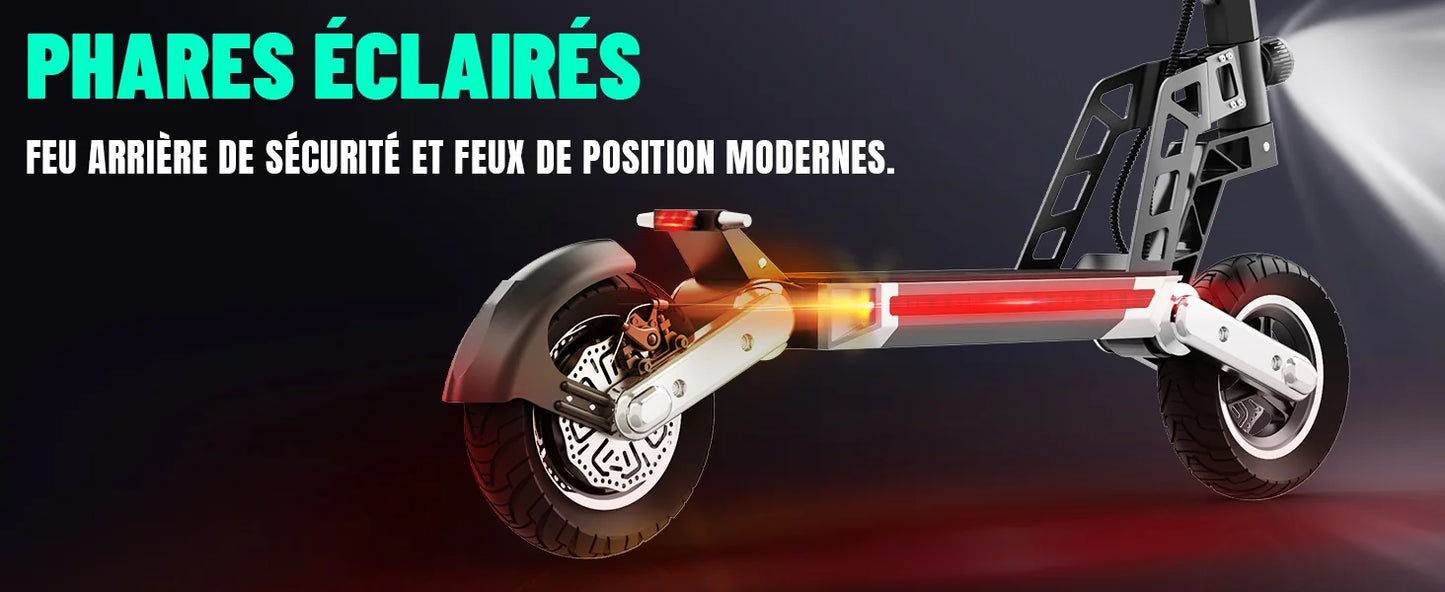 G2 Trottinette Electrique Adulte , 45 KM/H max puissance  de 500 a 1000watts