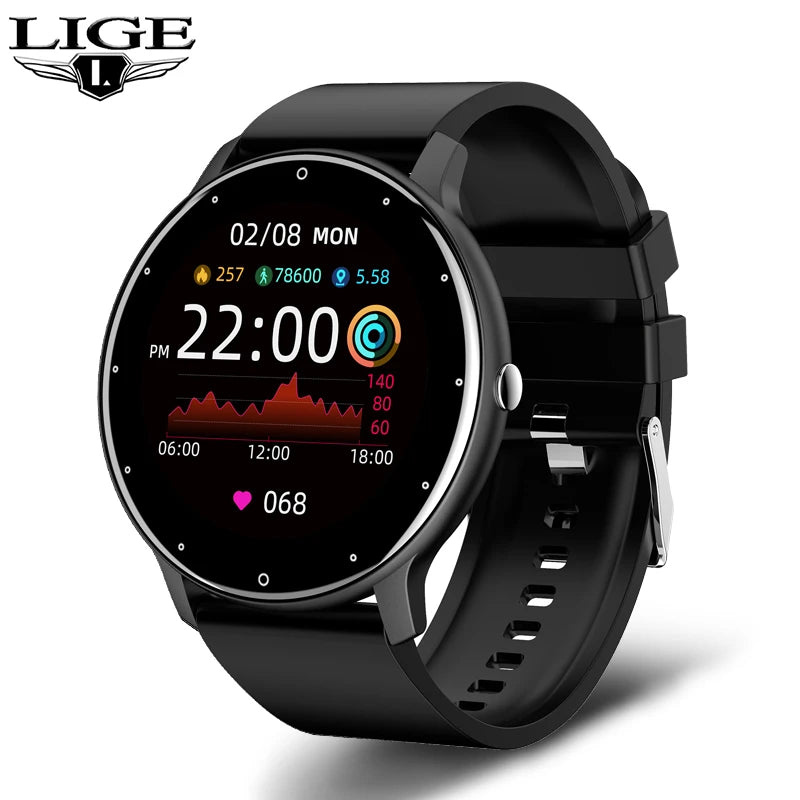 Montre de sport connectée pour les femmes, étanche conforme à la norme IP67, Bluetooth