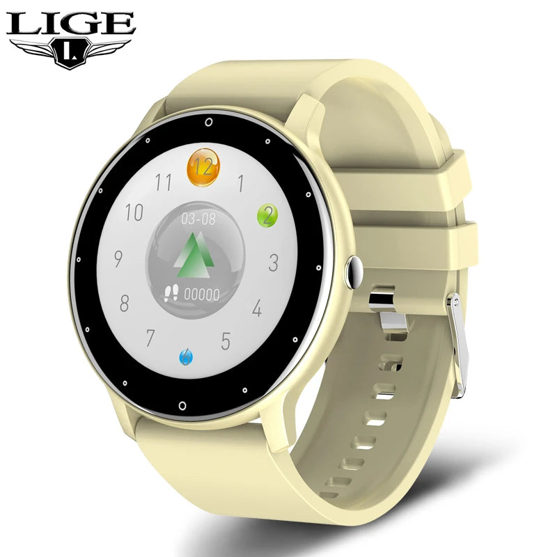 Montre de sport connectée pour les femmes, étanche conforme à la norme IP67, Bluetooth