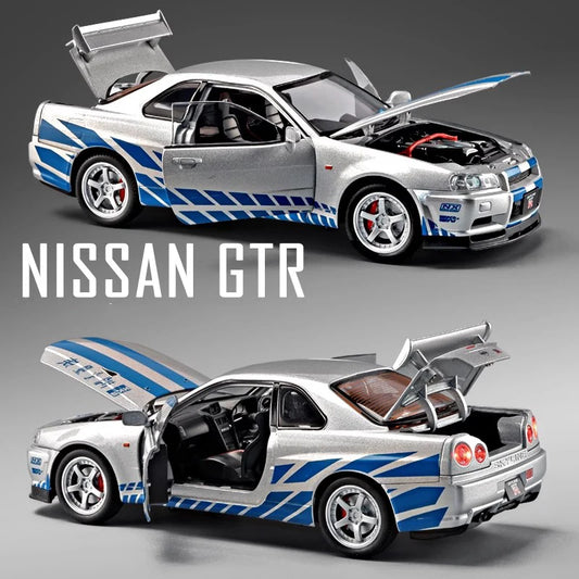 skyline GTR R 34 a collectionné échelle 1/24 son et lumière