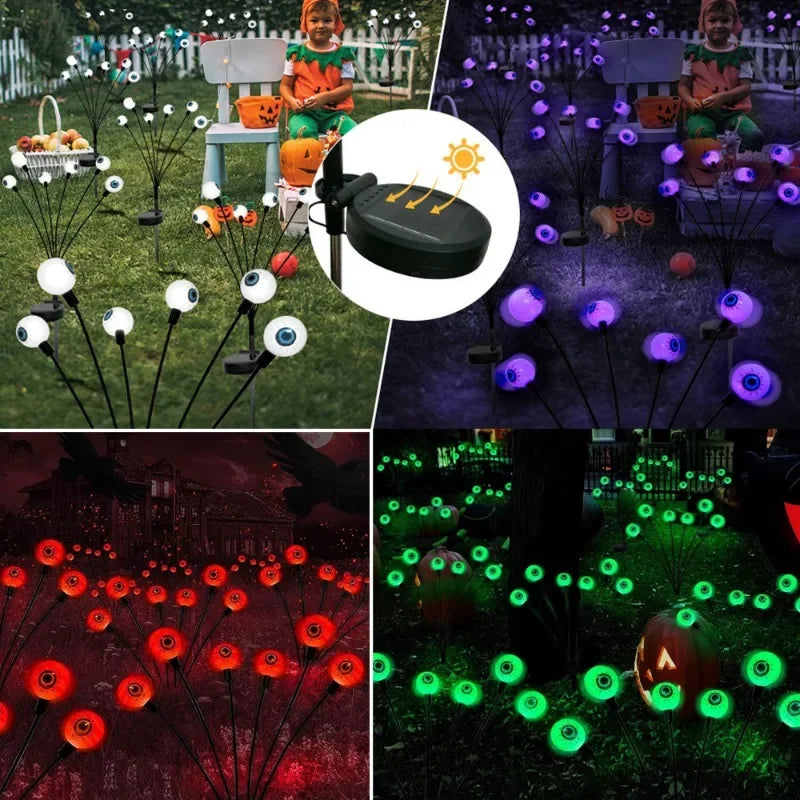 globe oculaire a LED exterieur solaire nouveauté halloween 2026