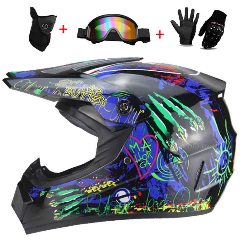 casque moto cross/enduro enfant et femme