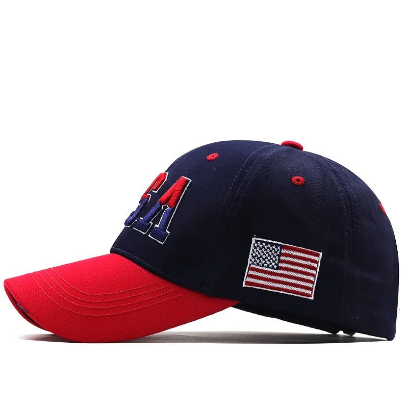 Casquette de Baseball drapeau américain pour hommes et femmes
