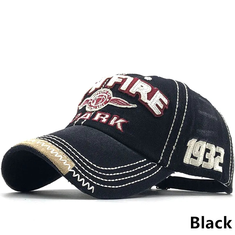 Casquette de Baseball en Coton avec Lettres Brodées pour Homme et Femme