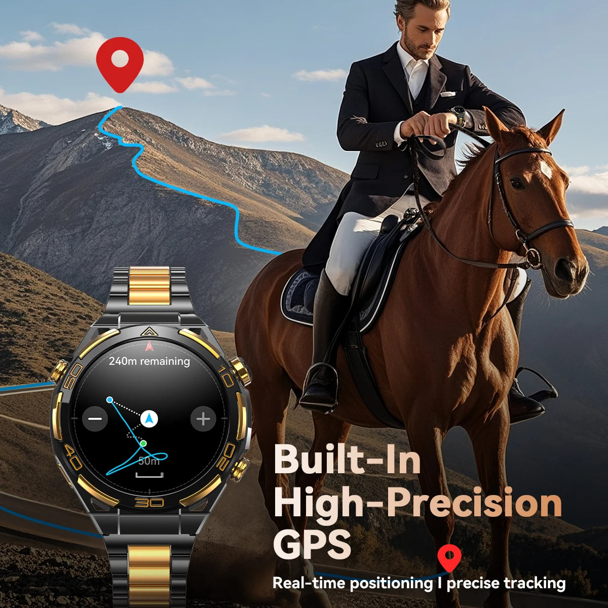 Montre Intelligente Outdoor Blackview W90 Pro GPS - AMOLED 1.43" 900mAh 20 Jours - MONASTORESHOP.COM