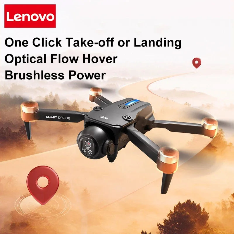 Lenovo D18 Drone 8K aérien double caméra