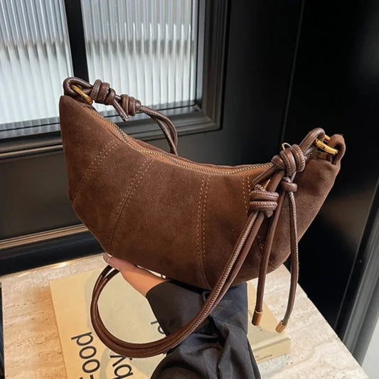 mini sac discret en croute de cuir élégant pour femme