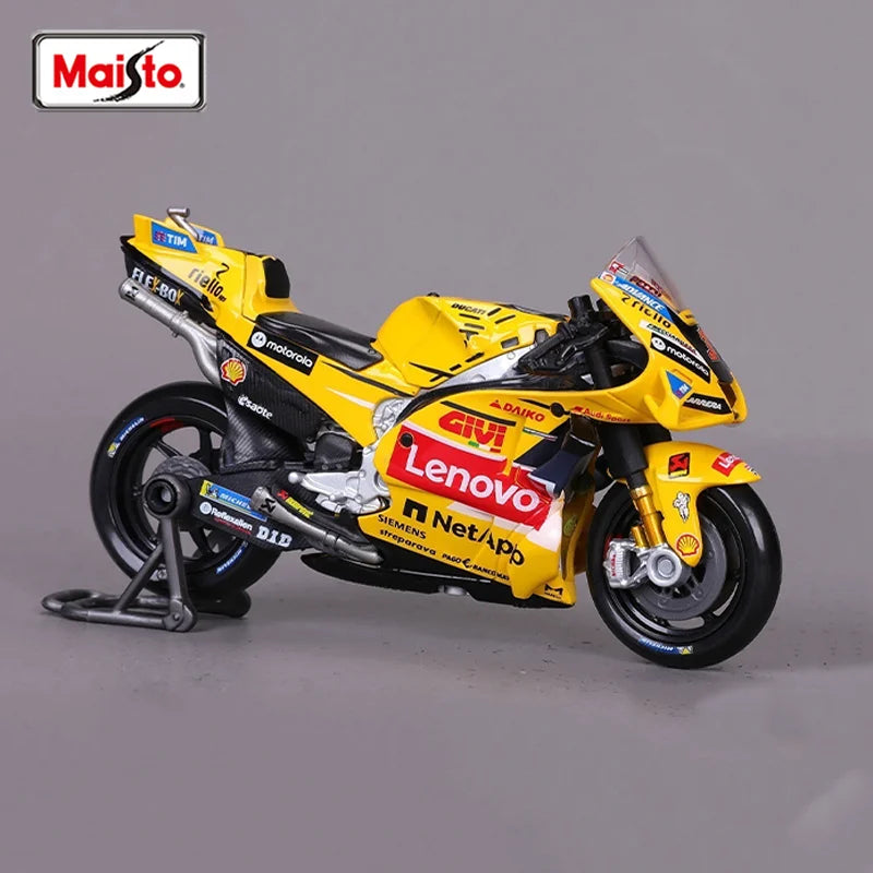 moto GP de collection 1/18 métal avec support/a partir de 14ans