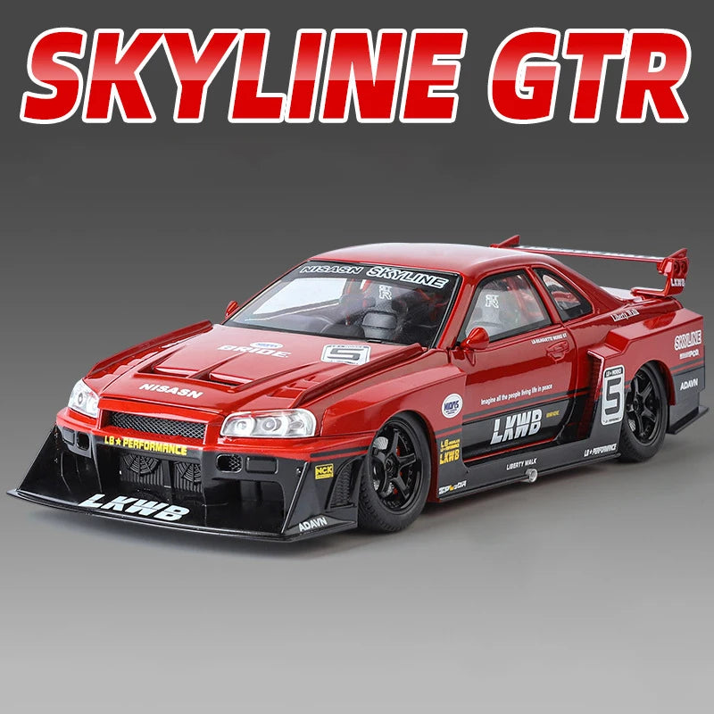 skyline GTR R 34 a collectionné échelle 1/24 son et lumière
