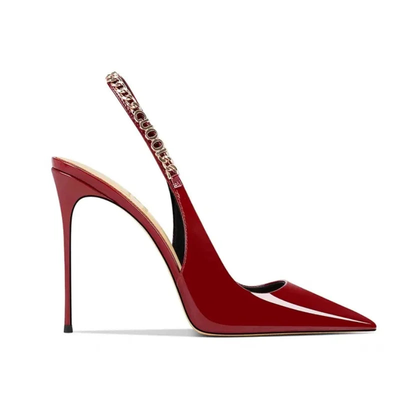 chaussures femme a talon éguille bout pointu élégant