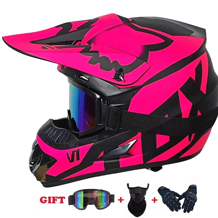 casque moto cross/enduro enfant et femme