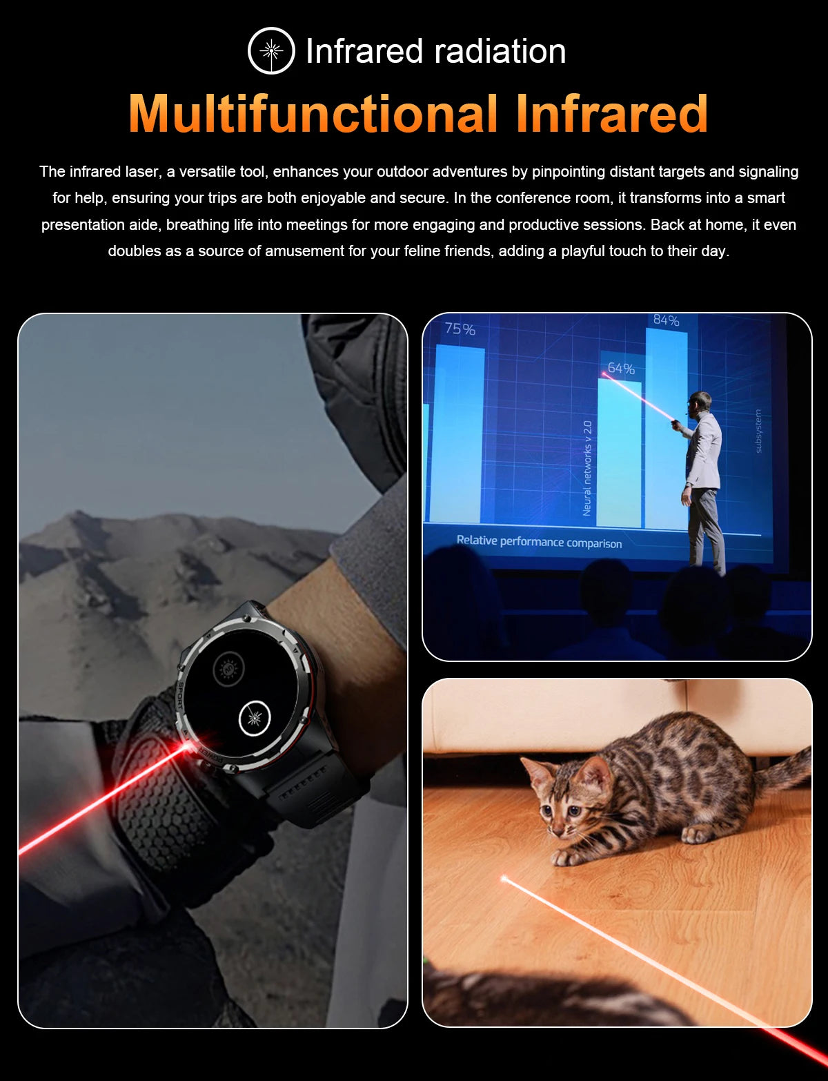 Montre Intelligente GPS Homme Sport 2025 - 500mAh NFC HD Appel IP68 Étanche - MONASTORESHOP.COM