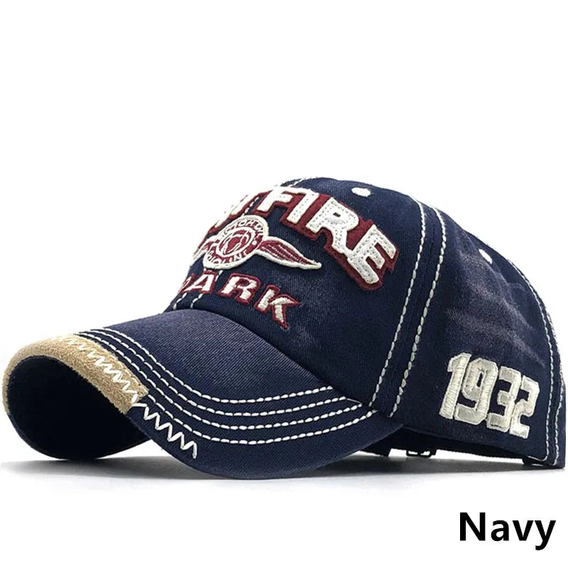 Casquette de Baseball en Coton avec Lettres Brodées pour Homme et Femme