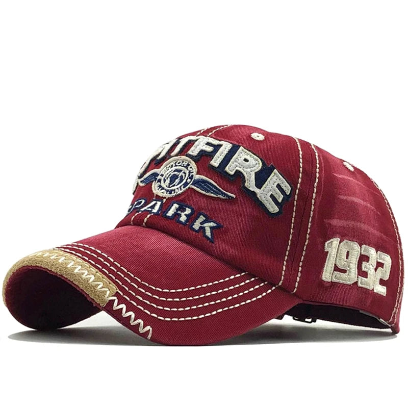 Casquette de Baseball en Coton avec Lettres Brodées pour Homme et Femme
