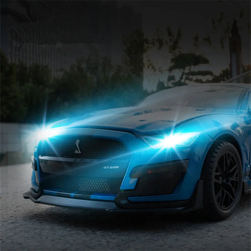 Ford Mustang Shelby GT500 1/18 en métal son et lumières jouet enfants