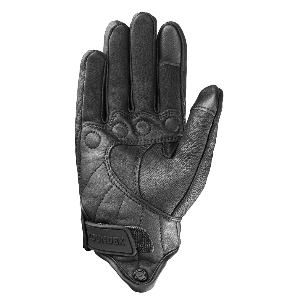 Gants de Moto rétro perforé cuir véritable