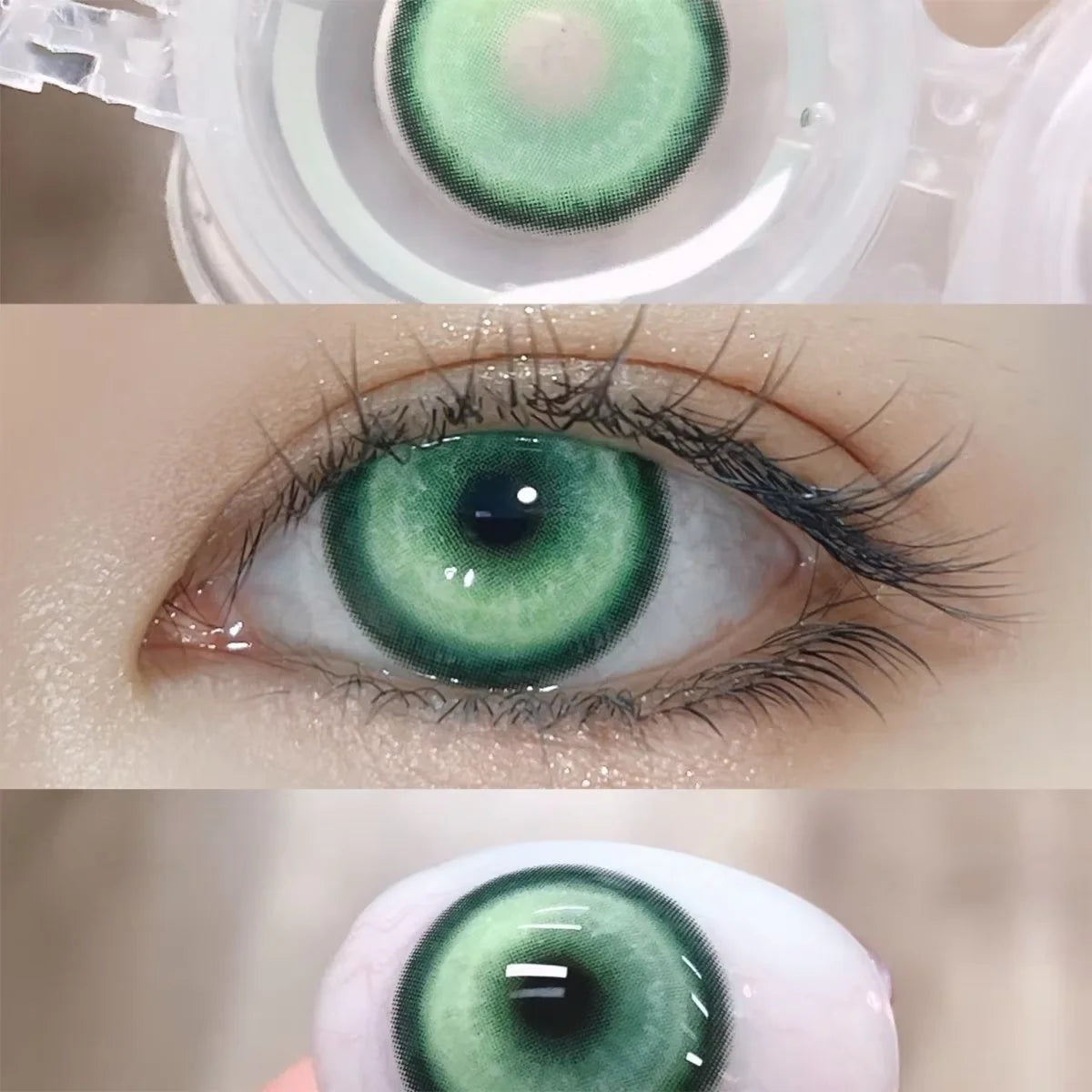 1 paire de lentilles de Contact souples effrayantes pour Halloween 14.5mm