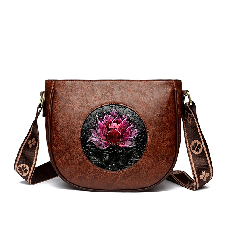 sac a main luxe vintage en cuir pour femmes