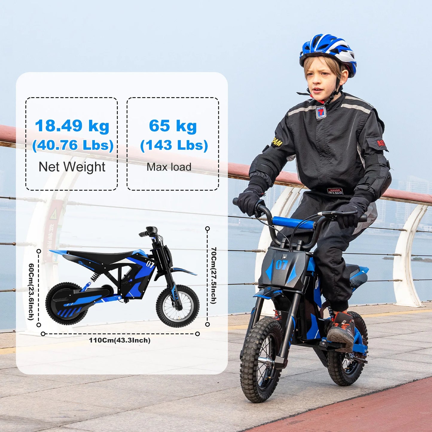 moto électrique enfants vitesse maxi 25KM/H