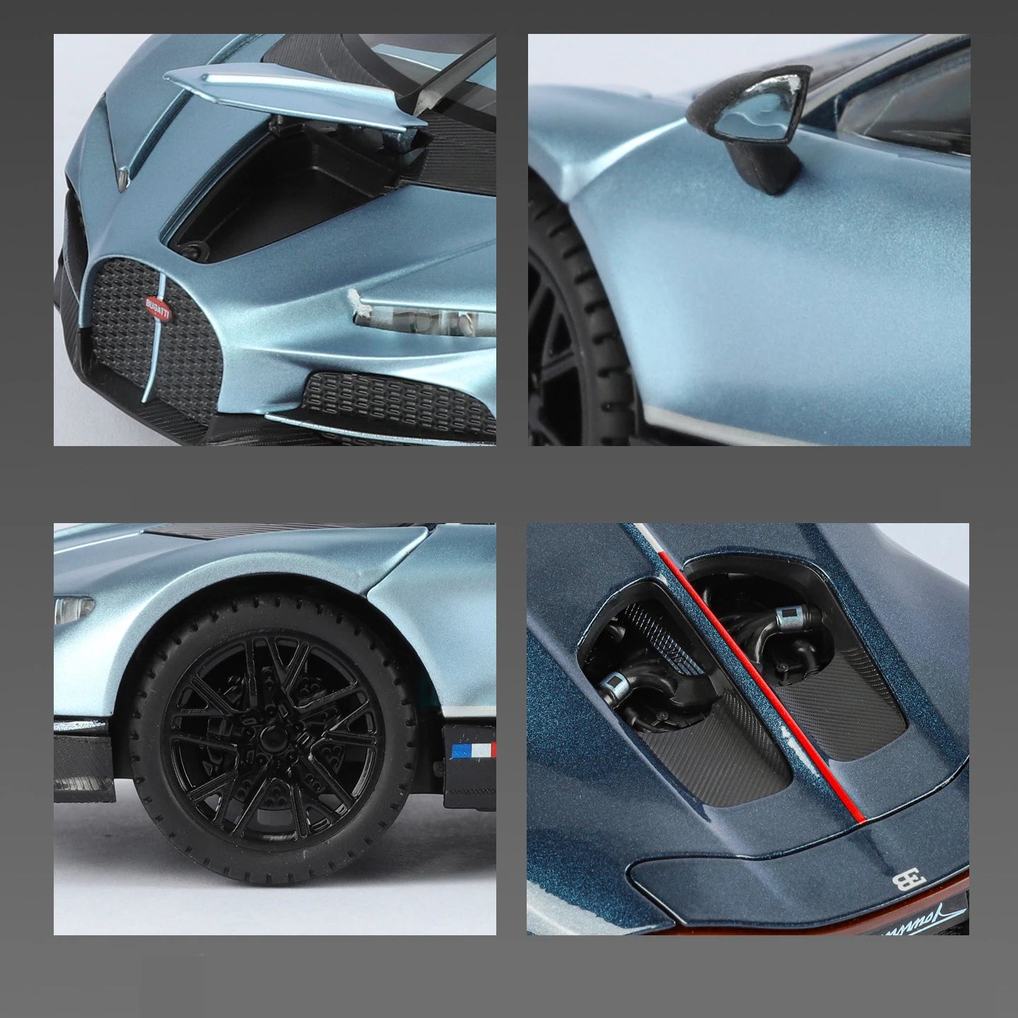le plaisir d'offrir pour amateur de supercar 2025 bugatti tourbillon échelle 1/24