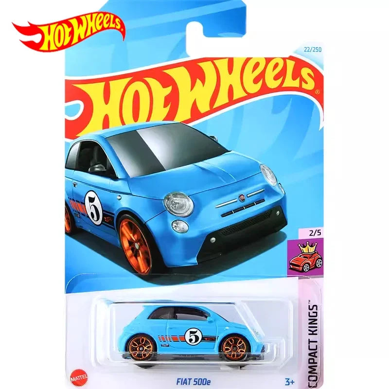 Hot Wheels Fiat 500e - Voiture Miniature Électrique Collection Dorée 1:64