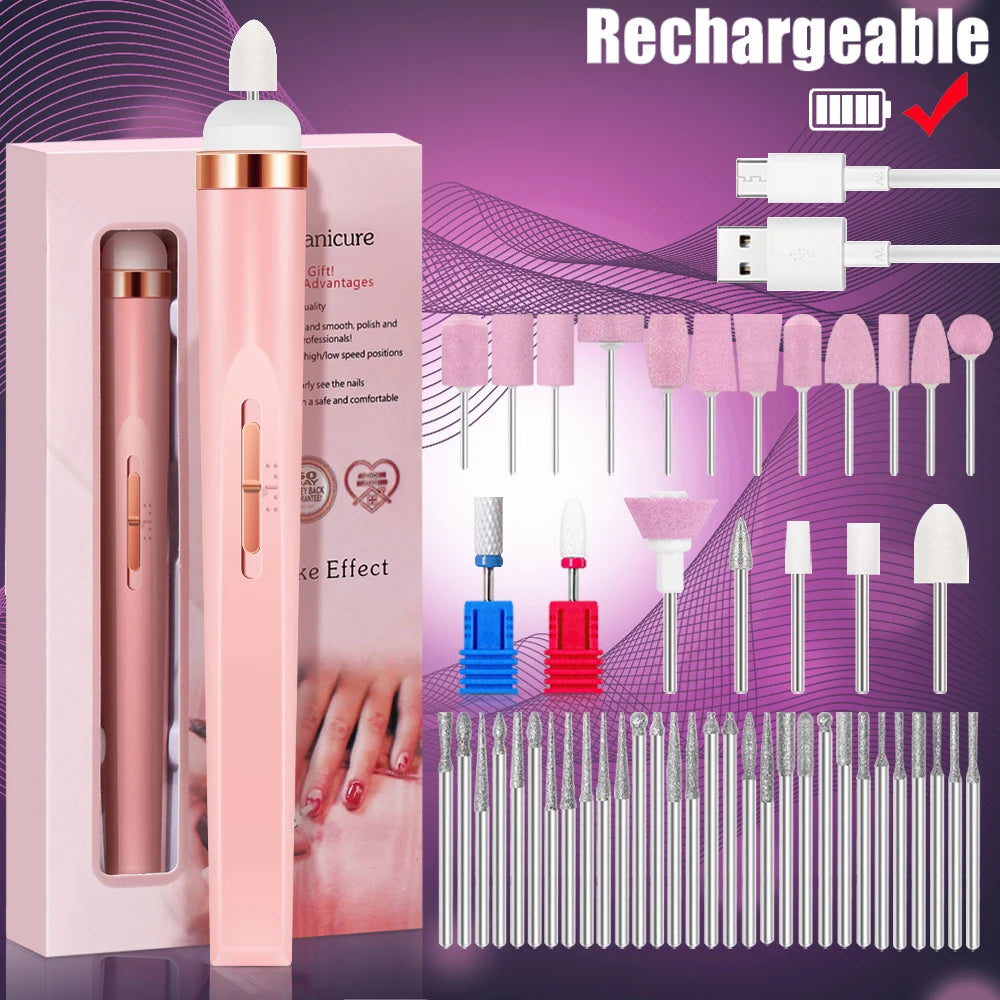 Ponceuse à ongles électrique rechargeable