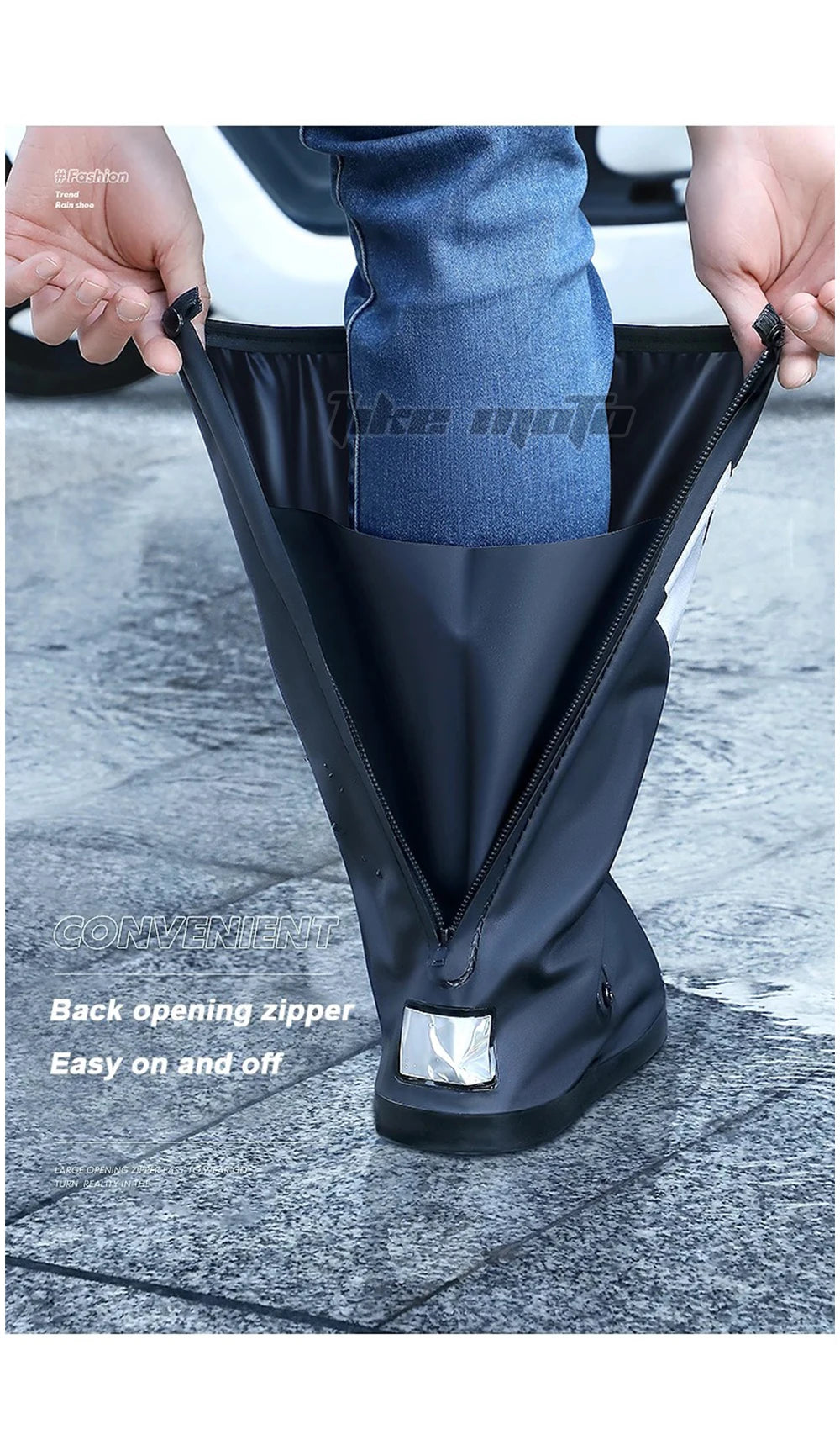 protection pluie pour botte de moto/scooter hommes/ femmes