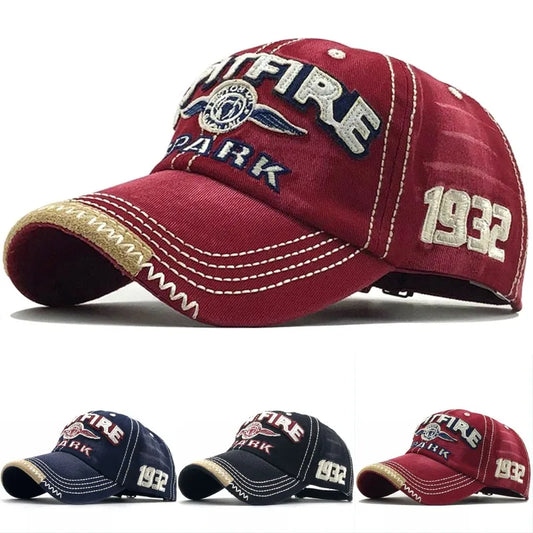 Casquette de Baseball en Coton avec Lettres Brodées pour Homme et Femme