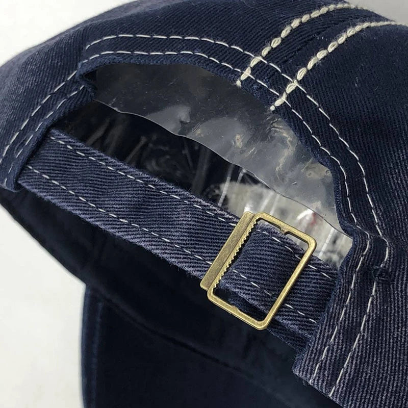 Casquette de Baseball en Coton avec Lettres Brodées pour Homme et Femme