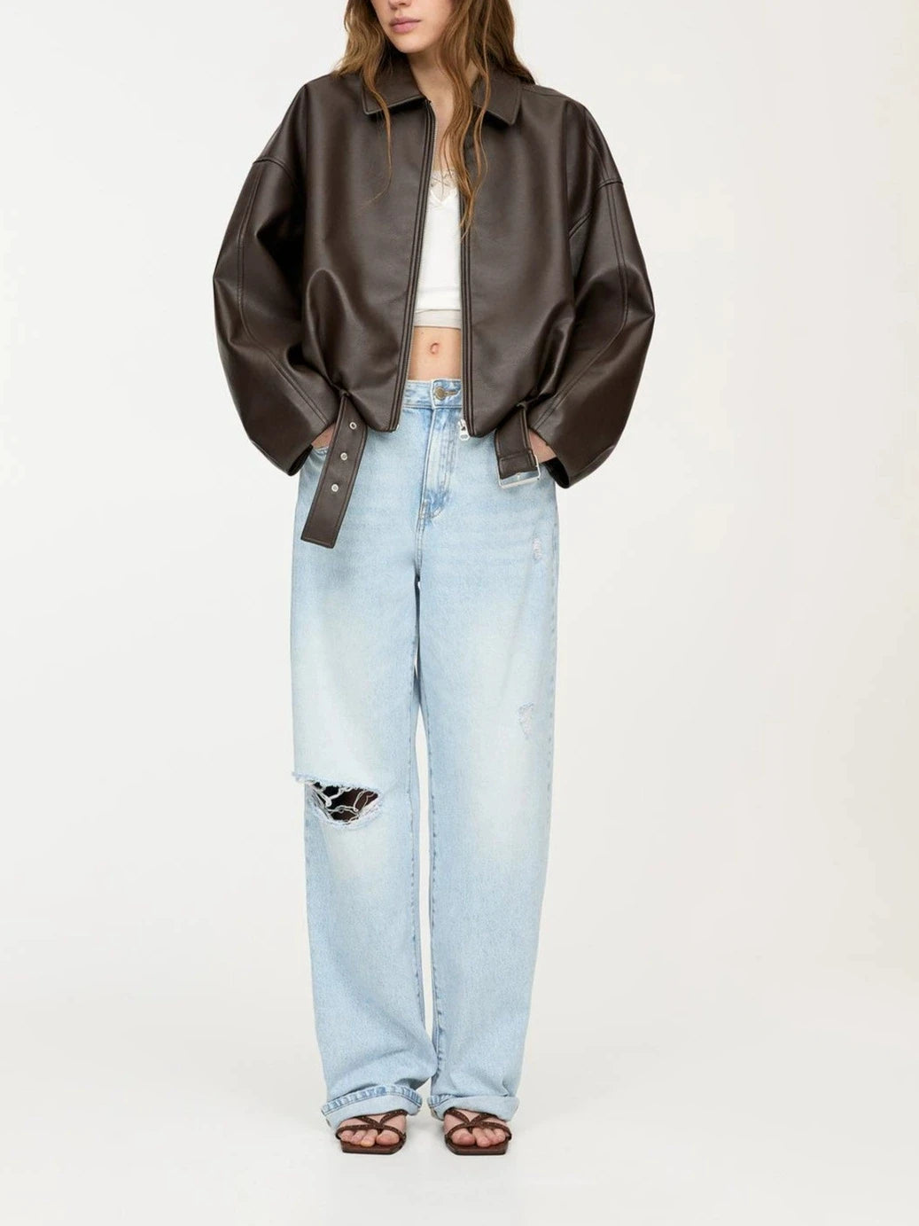 Manteau rétro printemps-automne 2025 pour femme